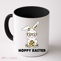 Hoppy Easter Bunny Cute Holiday Coffee Mug thumb 0