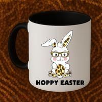 Hoppy Easter Bunny Cute Holiday Coffee Mug thumb 2