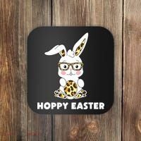 Hoppy Easter Bunny Cute Holiday Coaster thumb 0