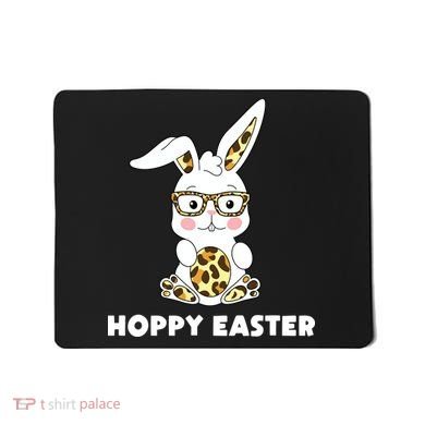 Hoppy Easter Bunny Cute Holiday Mousepad