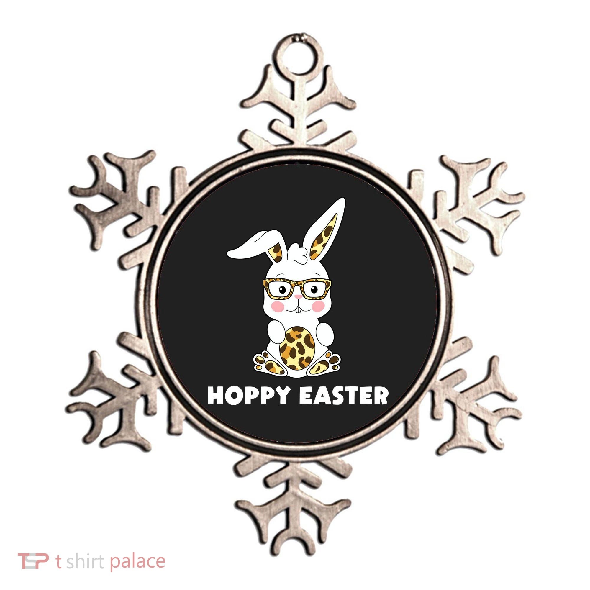 Hoppy Easter Bunny Cute Holiday Ornament