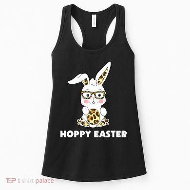 Hoppy Easter Bunny Cute Holiday Women's Tank Top