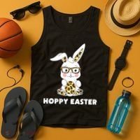 Hoppy Easter Bunny Cute Holiday Tank Top thumb 4