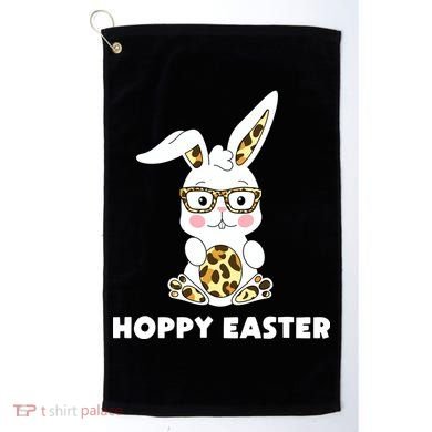 Hoppy Easter Bunny Cute Holiday Golf Towel