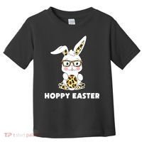 Hoppy Easter Bunny Cute Holiday Toddler T-Shirt thumb 0