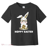 Hoppy Easter Bunny Cute Holiday Toddler T-Shirt thumb 0