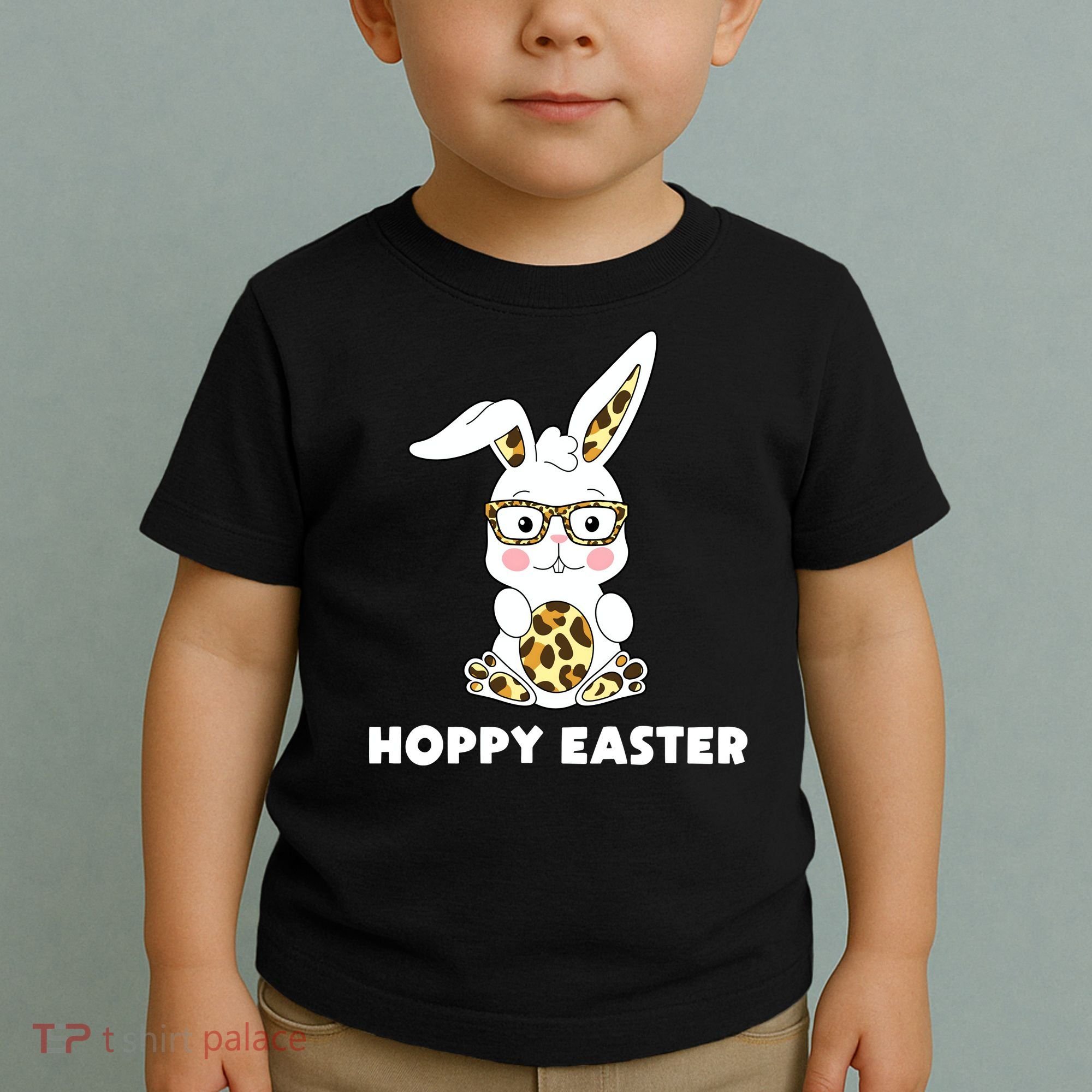 Hoppy Easter Bunny Cute Holiday Toddler T-Shirt