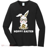 Hoppy Easter Bunny Cute Holiday Women's Long Sleeve Shirt thumb 0