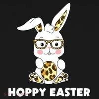 Hoppy Easter Bunny Cute Holiday Women's T-Shirt thumb 6