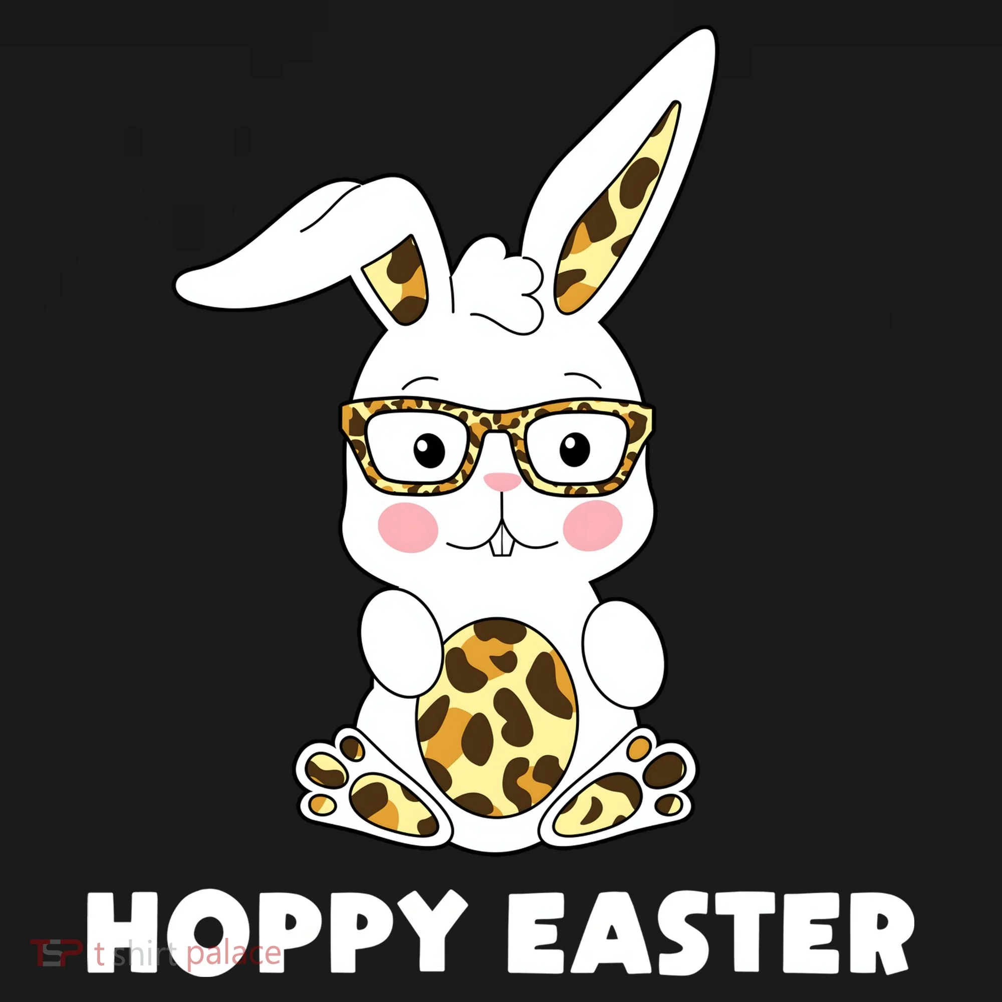 Hoppy Easter Bunny Cute Holiday Women's T-Shirt