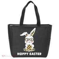 Hoppy Easter Bunny Cute Holiday Tote Bag thumb 0