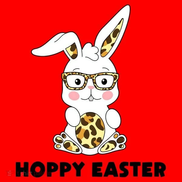Hoppy Easter Bunny Cute Holiday Santa Hat