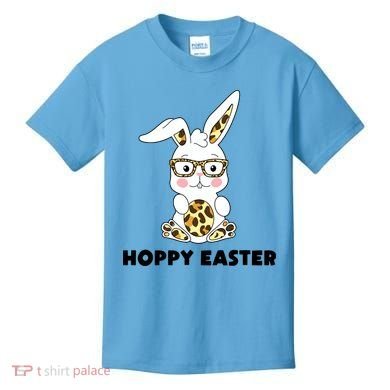 Hoppy Easter Bunny Cute Holiday Kids T-Shirt