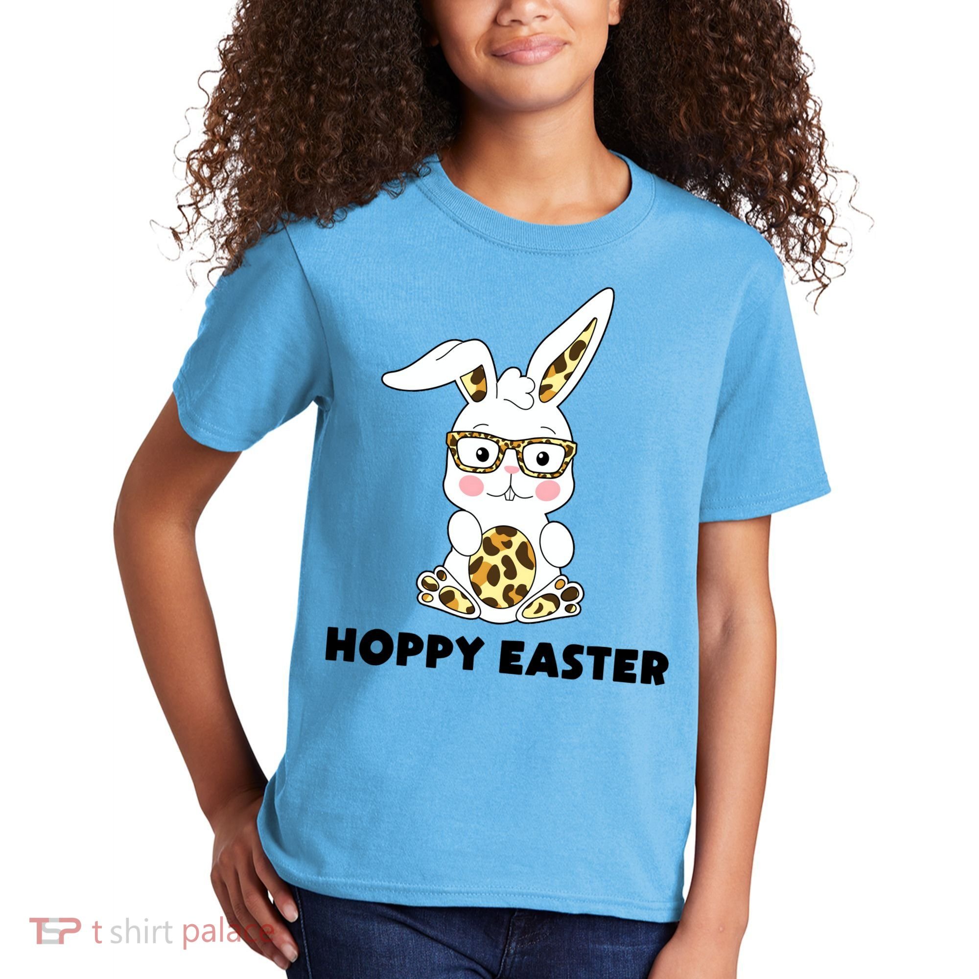 Hoppy Easter Bunny Cute Holiday Kids T-Shirt