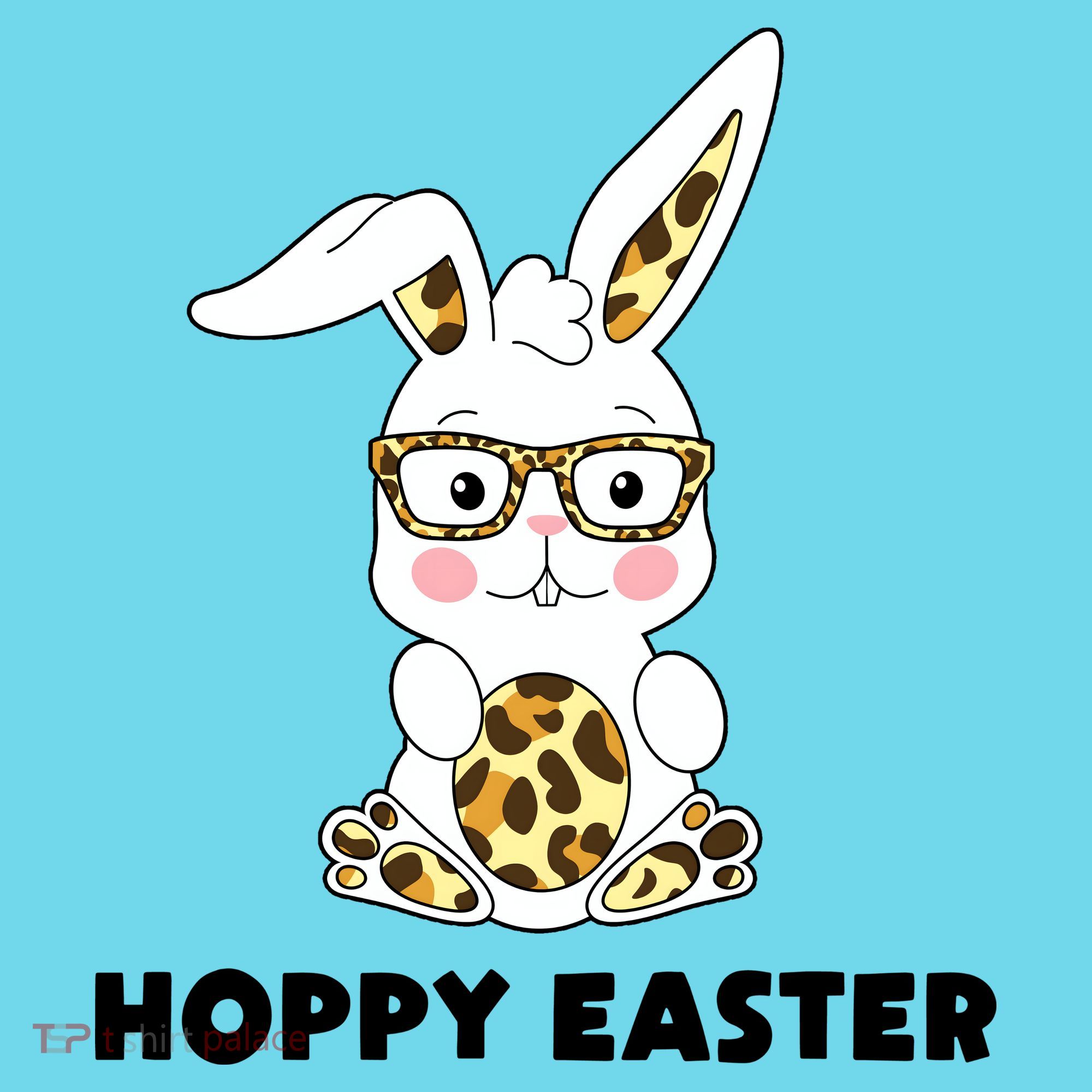 Hoppy Easter Bunny Cute Holiday Kids T-Shirt