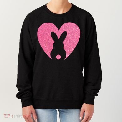 Heart Easter Bunny Women's Sweatshirt