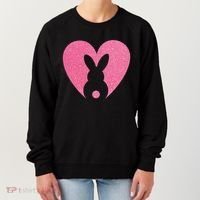 Heart Easter Bunny Women's Sweatshirt thumb 0
