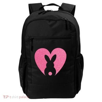Heart Easter Bunny Backpack