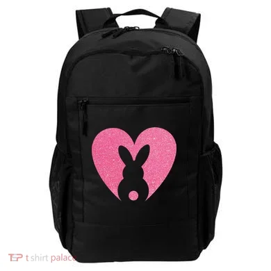 Heart Easter Bunny Backpack