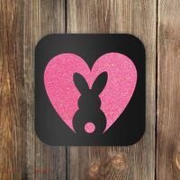 Heart Easter Bunny Coaster thumb 0