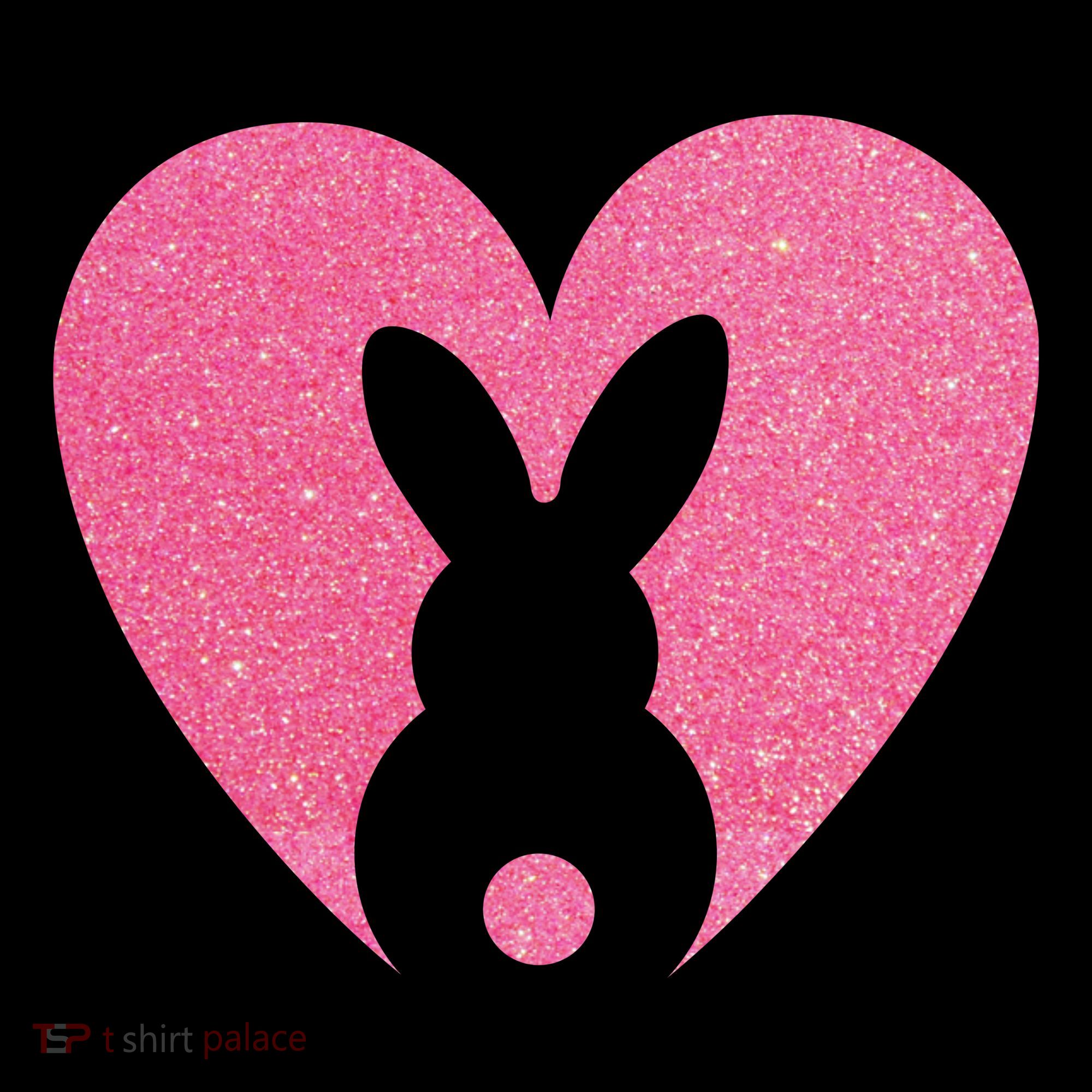Heart Easter Bunny Tote Bag