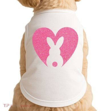 Heart Easter Bunny Doggie Tank