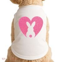 Heart Easter Bunny Doggie Tank thumb 0