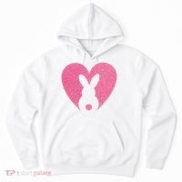 Heart Easter Bunny Hoodie thumb 0