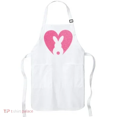 Heart Easter Bunny Apron