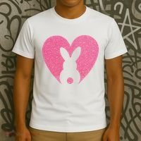 Heart Easter Bunny T-Shirt thumb 3