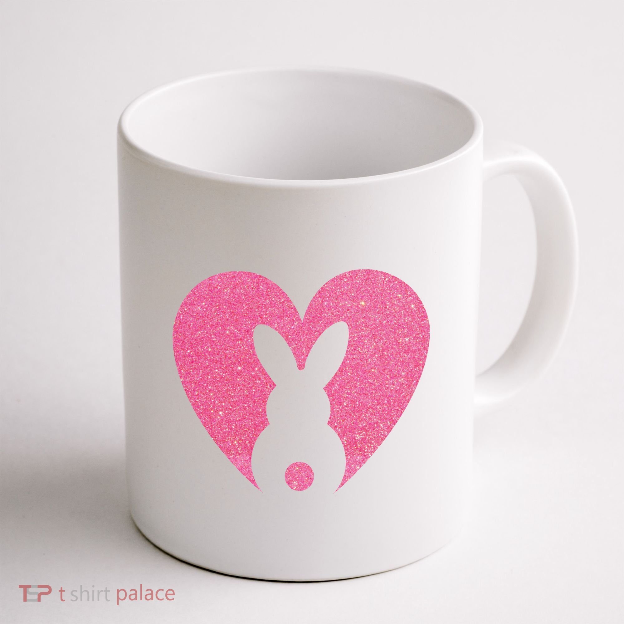 Heart Easter Bunny Coffee Mug