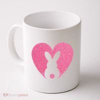 Heart Easter Bunny Coffee Mug thumb 0