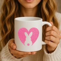 Heart Easter Bunny Coffee Mug thumb 3