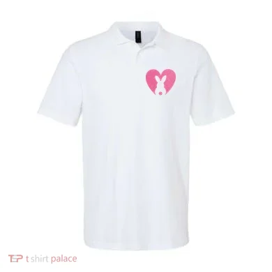 Heart Easter Bunny Polo