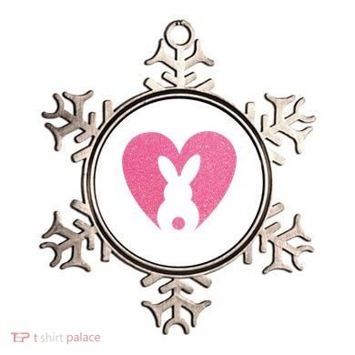 Heart Easter Bunny Ornament