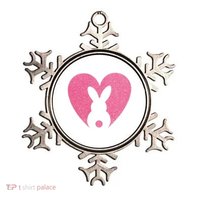 Heart Easter Bunny Ornament