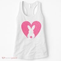 Heart Easter Bunny Women's Tank Top thumb 0