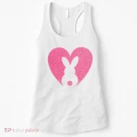 Heart Easter Bunny Women's Tank Top thumb 0