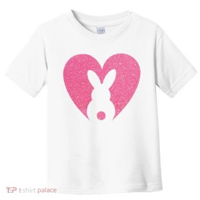Heart Easter Bunny Toddler T-Shirt