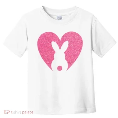Heart Easter Bunny Toddler T-Shirt