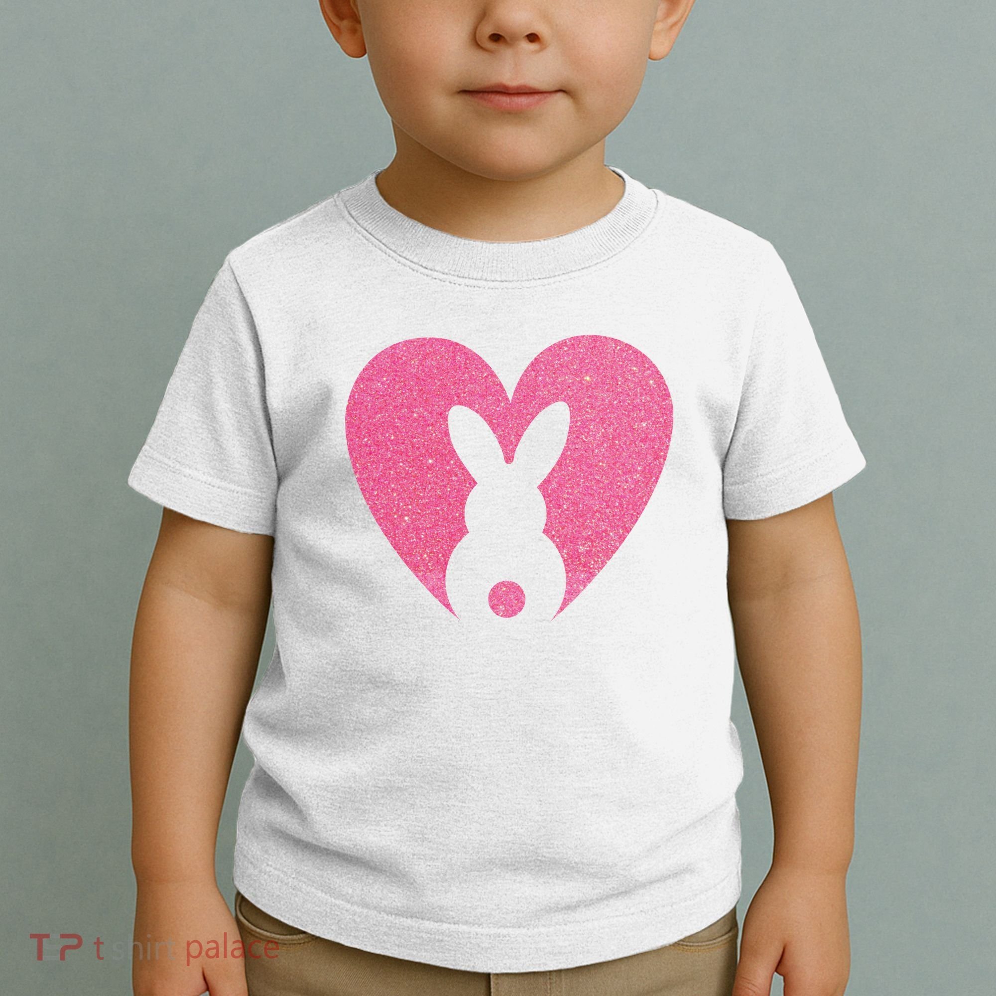 Heart Easter Bunny Toddler T-Shirt