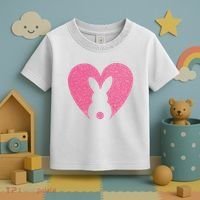 Heart Easter Bunny Toddler T-Shirt thumb 3