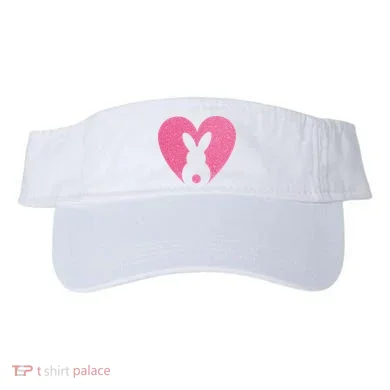 Heart Easter Bunny Visor