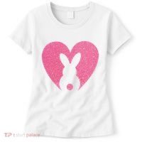 Heart Easter Bunny Women's T-Shirt thumb 0