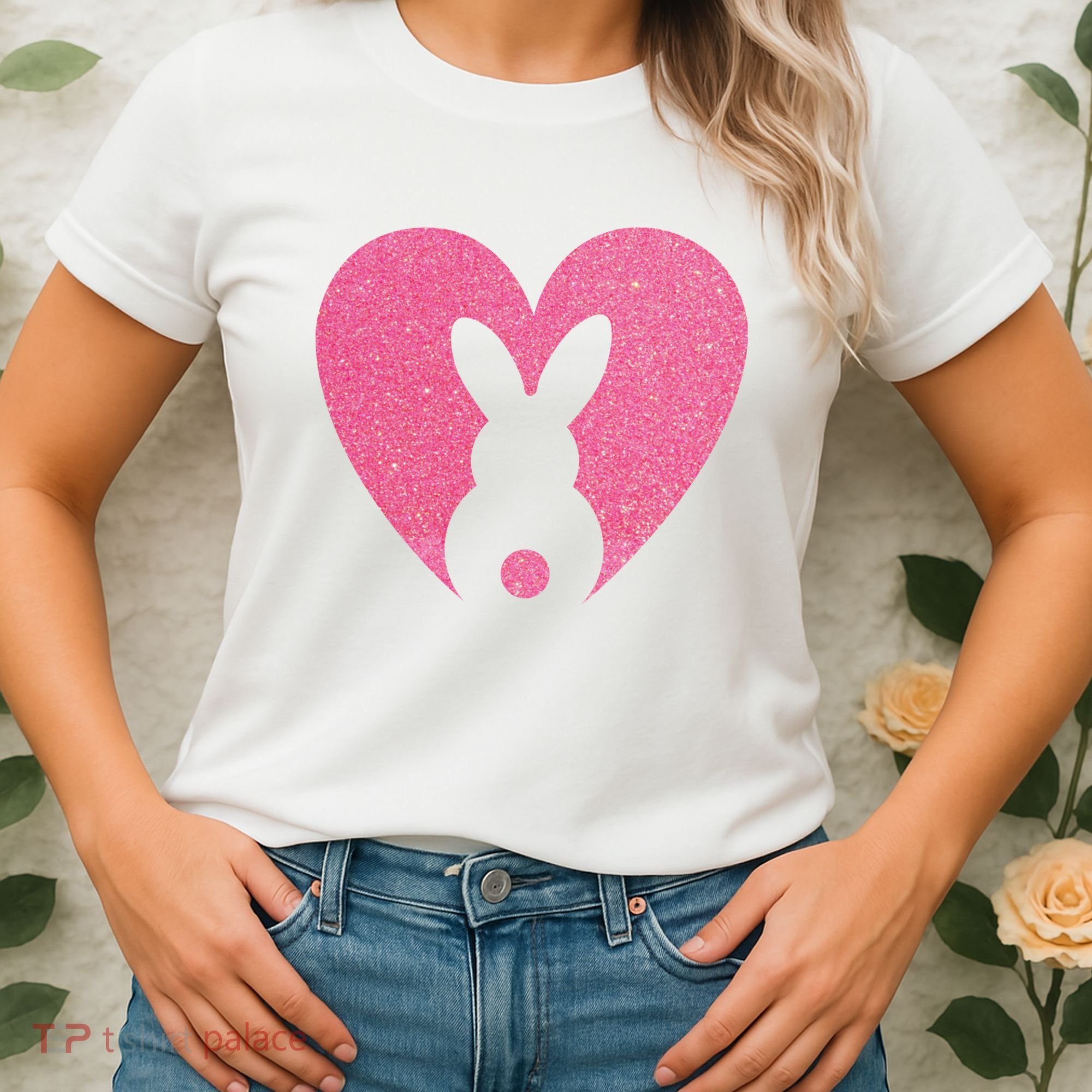 Heart Easter Bunny Women's T-Shirt
