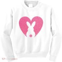 Heart Easter Bunny Kids Sweatshirt thumb 0