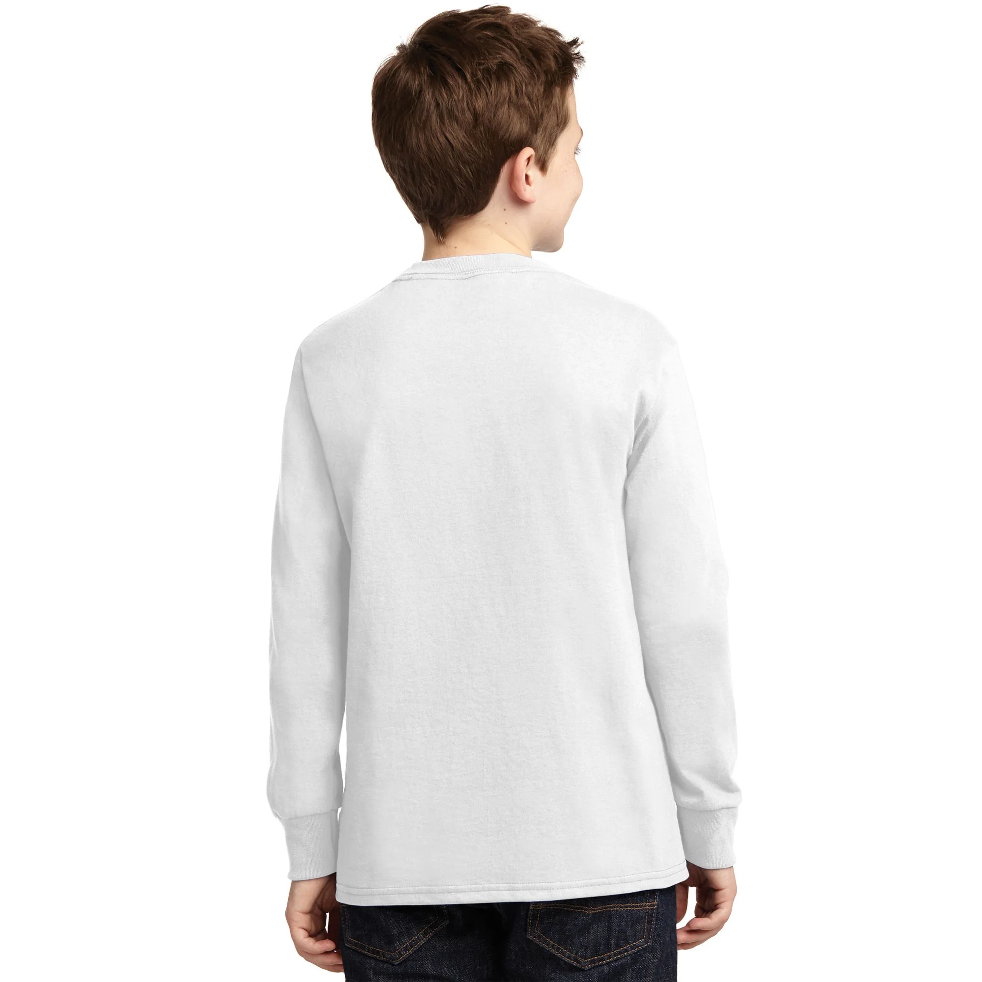 Heart Easter Bunny Kids Long Sleeve Shirt