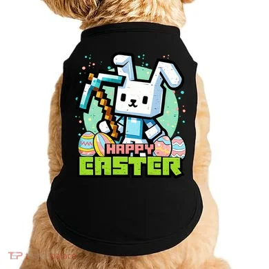 Happy Easter Bunny Gaming Doggie Tank