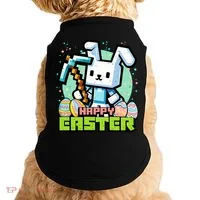 Happy Easter Bunny Gaming Doggie Tank thumb 0