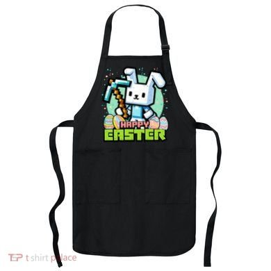 Happy Easter Bunny Gaming Apron